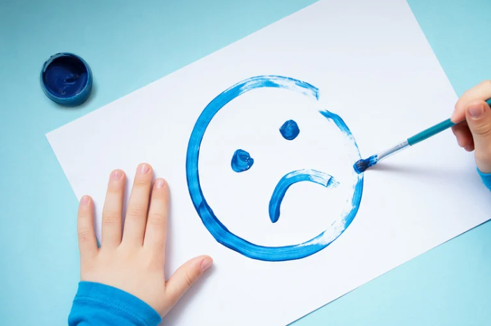 jak walczyć z depresją smutna mina i brak hormonów szczęścia