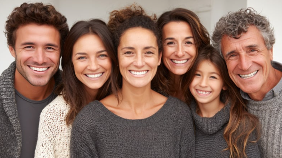 pokolenie Y - zdjęcie przedstawia 6 uśmiechniętych osób